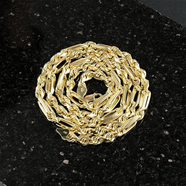 Milano Link Chain in 14k Yellow Gold 4.5 mm